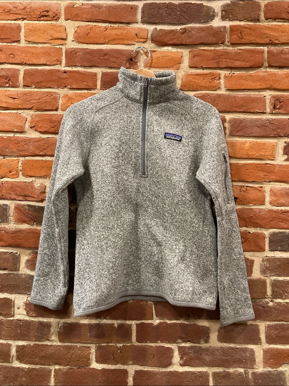Patagonia better sweater Quarter-Zip Fleece Pullover - grey - women’s small